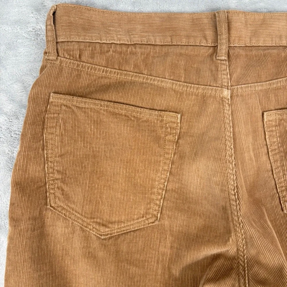 Banana‎ Republic Corduroy Pants Tan Pima Cotton Straight Men 34x30 Fits 35x30.5